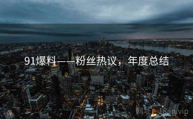 91爆料——粉丝热议，年度总结
