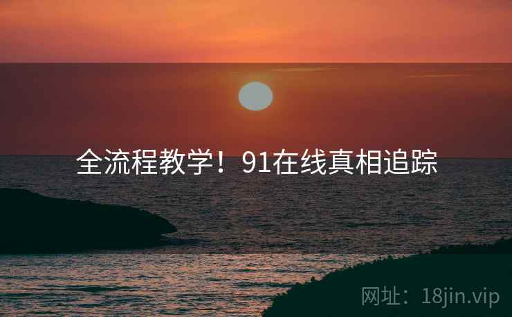 全流程教学！91在线真相追踪