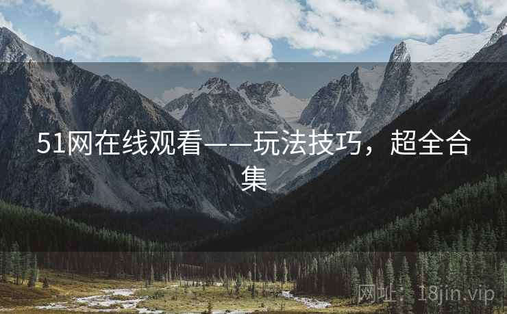 51网在线观看——玩法技巧，超全合集